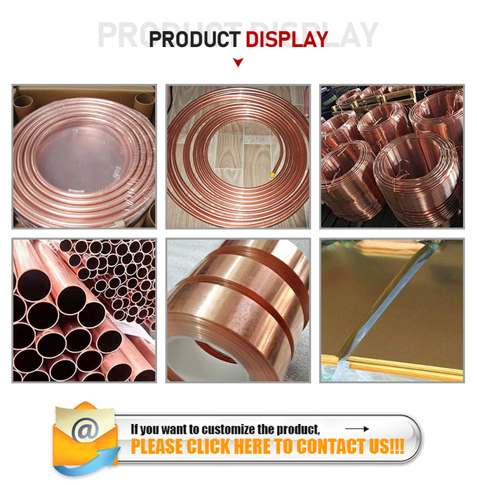 0.3-3mm Thickness Bright Copper Pipe for Diverse Applications 2