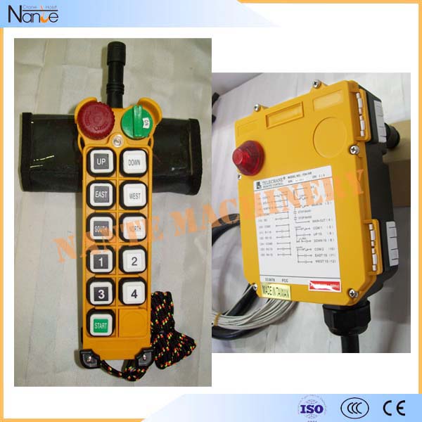 Housing Industrial Radio Remote Controller In Durable Nylon-Fiber , TELECRANE F24-10S