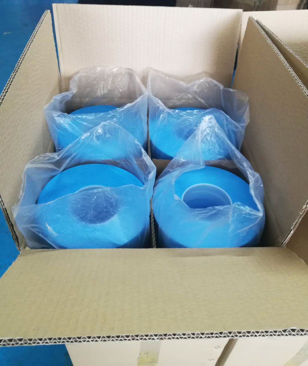 Blue Protective Clothing Tape For PPE Suit