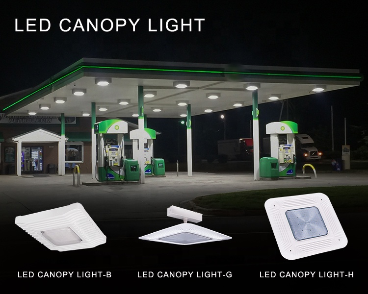 factory price low bay gas station light led canopy lighting fixtures