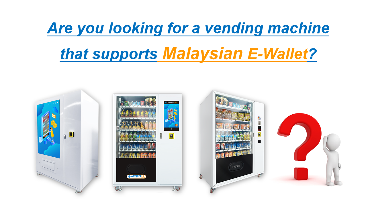 Accept customize E-wallet vending machine to sell snack drink food cigarette