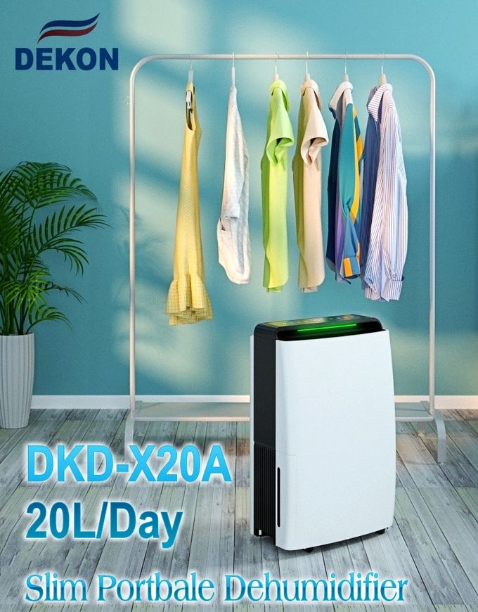 DKD-X20A 20L/Day Portable air dehumidifier and purifier with Anion generator touch control with 3.8L water tank