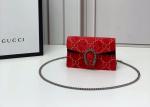 Letter Pattern Velvet Shoulder 16cm Dionysus Chain Bag With Diamond Locks