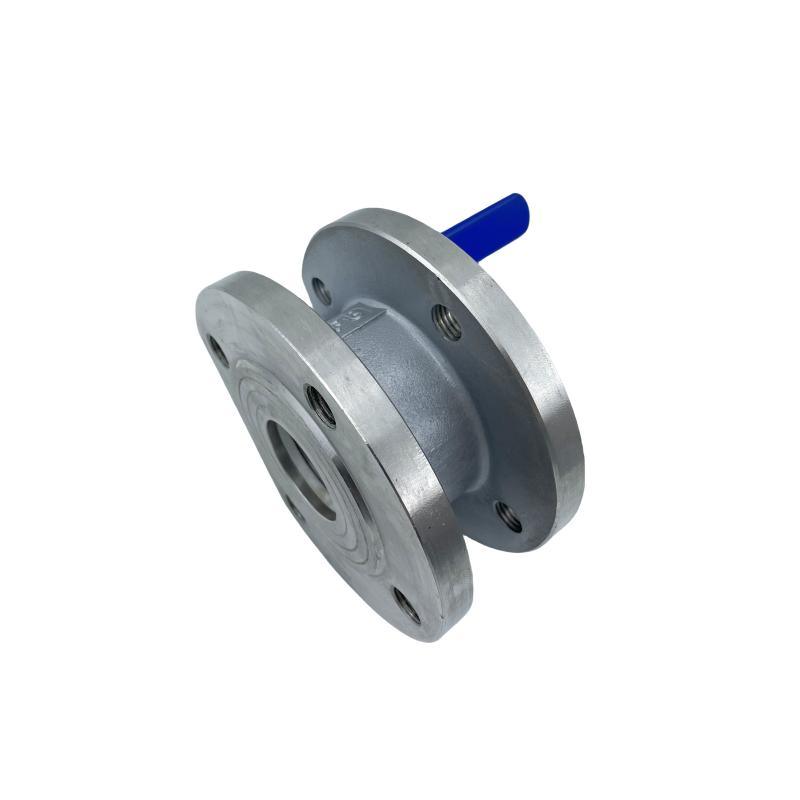 1&prime;/2-4&prime; Flange Thin-Type 304 Stainless Steel Two Pieces Ball Valves