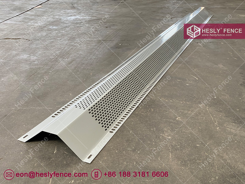 perforated steel wind barrier sheet