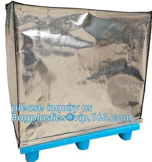 Reusable thermal insulated pallet covers, Thermal insulated pallet blankets, Radiant Barrier Foil Heat Resistance Bubble 7