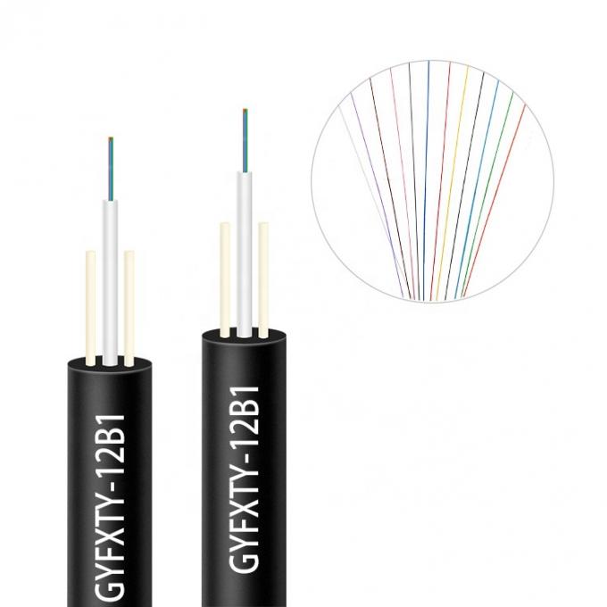 2core 4core 6core Outdoor Single Mode GYFXTY Optical Fiber Cable Telecommunication Grade Cables 1