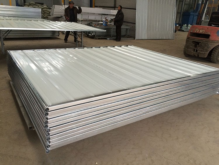Construction Site Temporary Steel Hoarding Fence Panel Designs