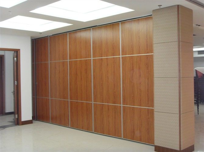 Solid Plywood Modern Acoustic Room Dividers Decorative Hanging System