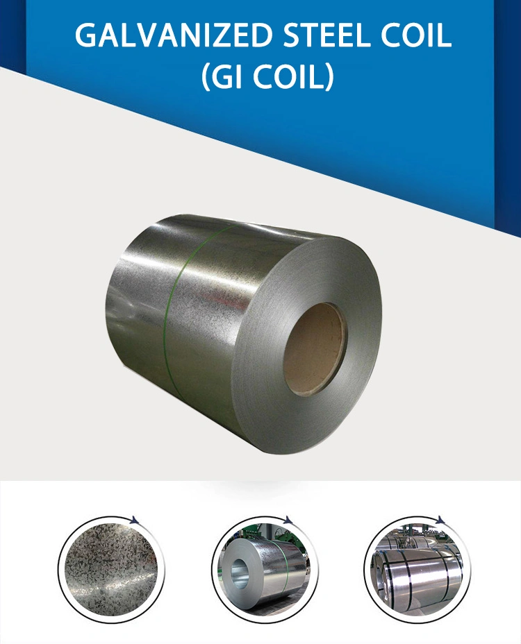 Factory Price Dx51d Z100 Hot Dipped Galvanized Steel Zinc Coated Gi Coil