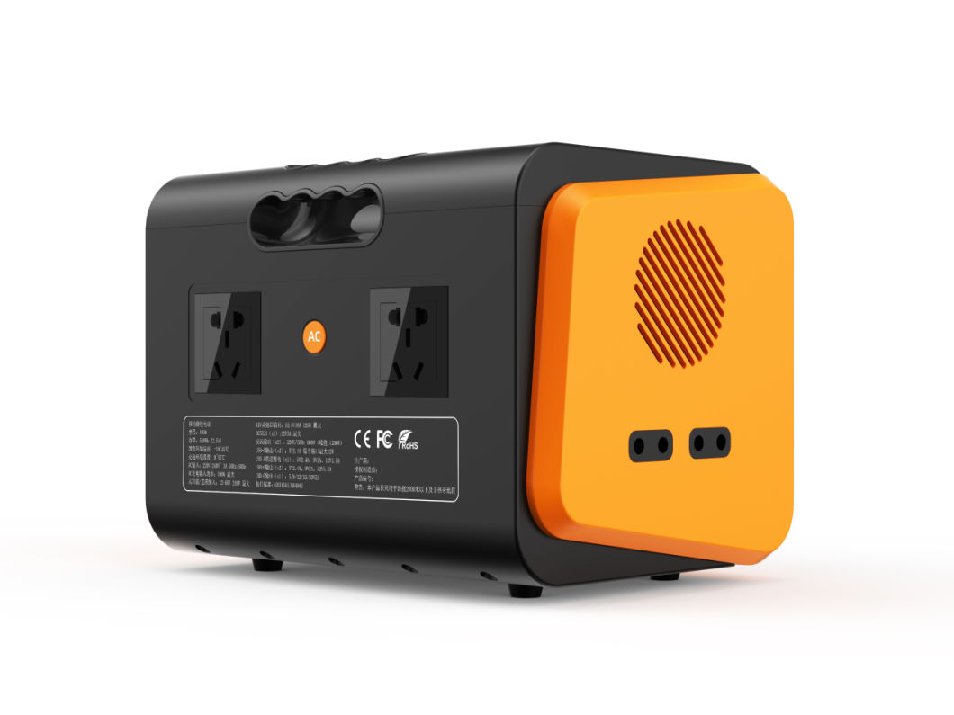 Home Portable Solar Generator Camping Trip Mobile Power 600W Wireless Charging AC/230 Output Power Station