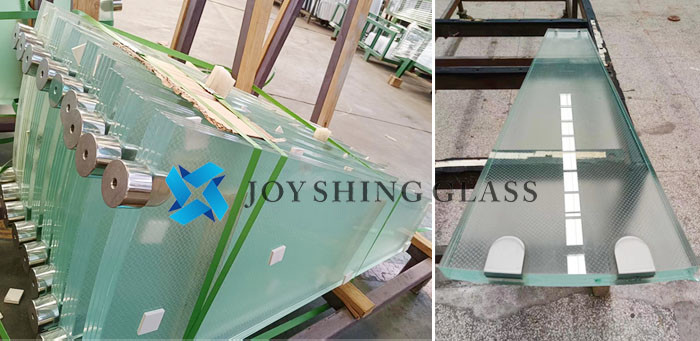 Ultra Clear Anti-slip Laminated Glass Stair Treads