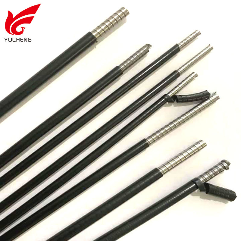 double/single spring flat wrap steel cable double wire tube DS no or with extruded plastic liner 1P 2P outer casing