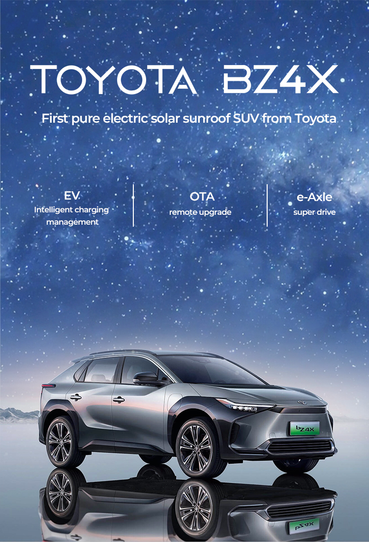 Best Seller Toyota SUV Bz4X Electric Car 615KM China Electric Car AWD Electric Suv Vehicle
