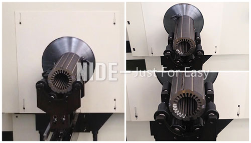 water pump motor stator slot paper inserting machine insertion device