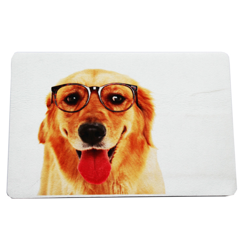 Minglu BFM-001 Custom Designed Cartoon Dog non slip Rubber Bath floor mat