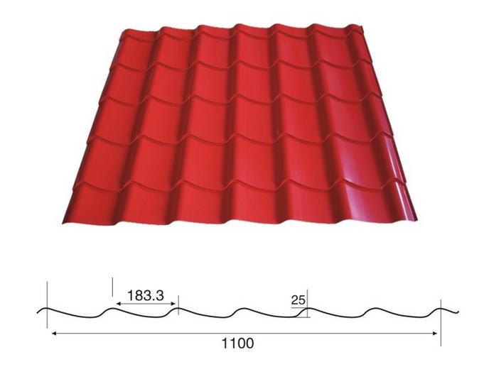 Imitation Resin Bamboo Glazed Tile Sheet Machine Aluminum Roof Roll Forming Equipment