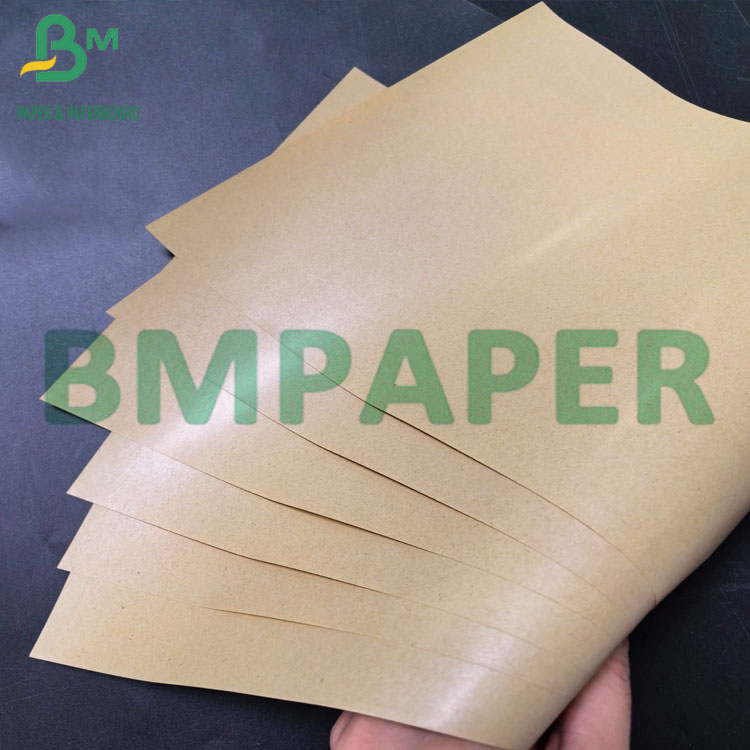 70g+15gPE One Side Coated Oilproof Food Grade Kraft Paper for Wrapping
