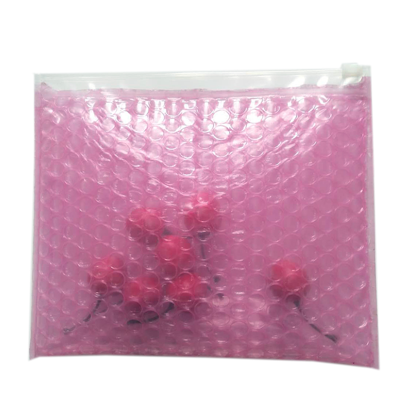 Zip Lock Waterproof Slider Clear Poly Bubble Bags