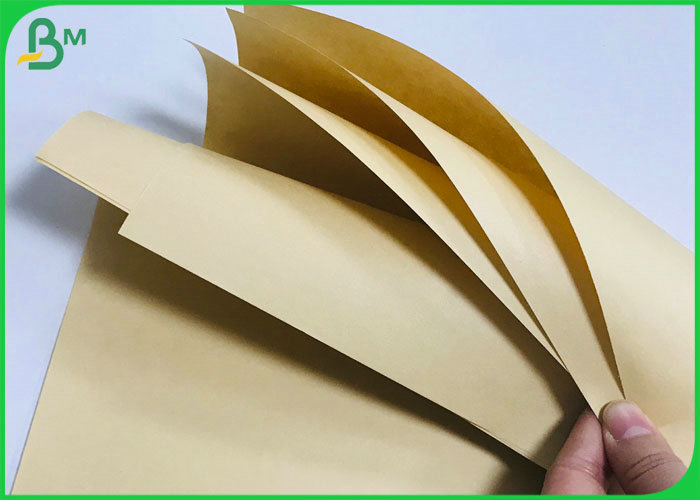 Biodegradable bamboo pulp Paper 70g 90g Brown Packaging Paper for food Wrapper