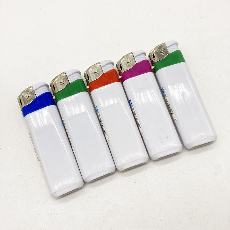Dy-588 Wholesale Cheap Cigarette Electric Sollid Color Lighter