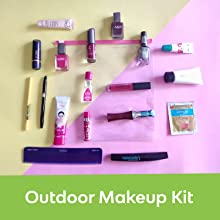 Make up kit using Zip lockk bags
