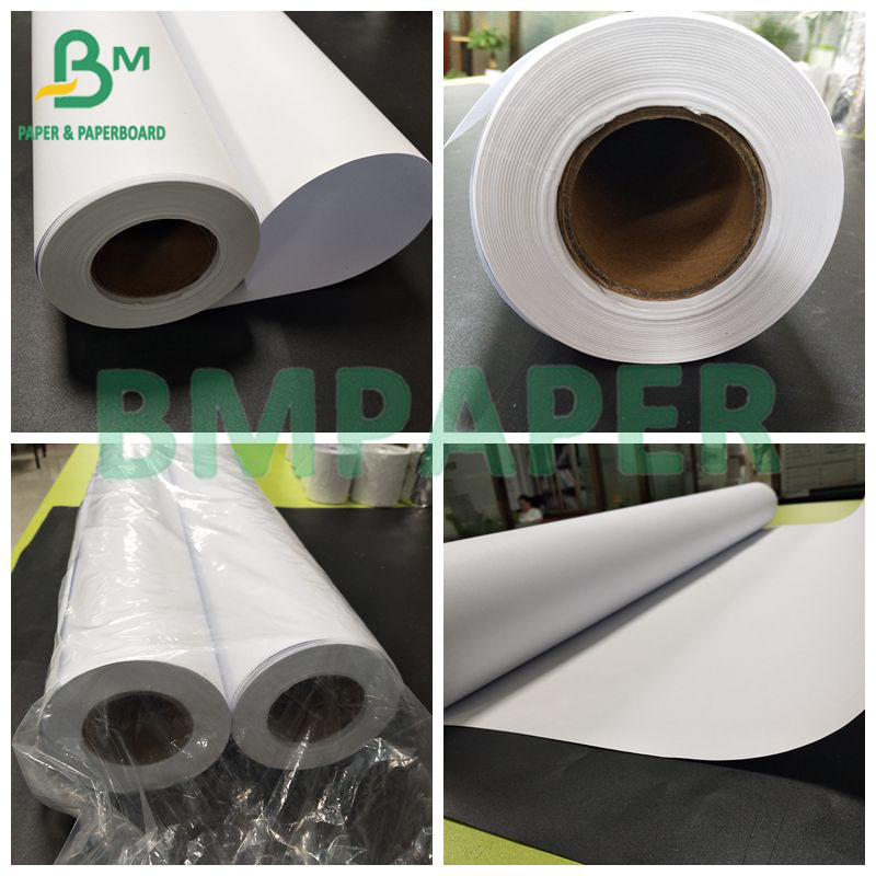 24"*150ft 36"*150ft 2inch Core 20lb White CAD Bond Paper For Engineering Drawing Paper