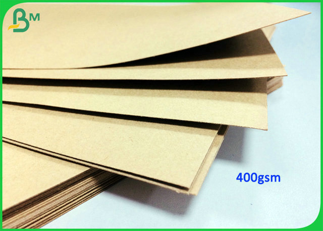300gr 350gr 400gr Smooth Surface Kraft Paper Roll Brown In Reel Package 
