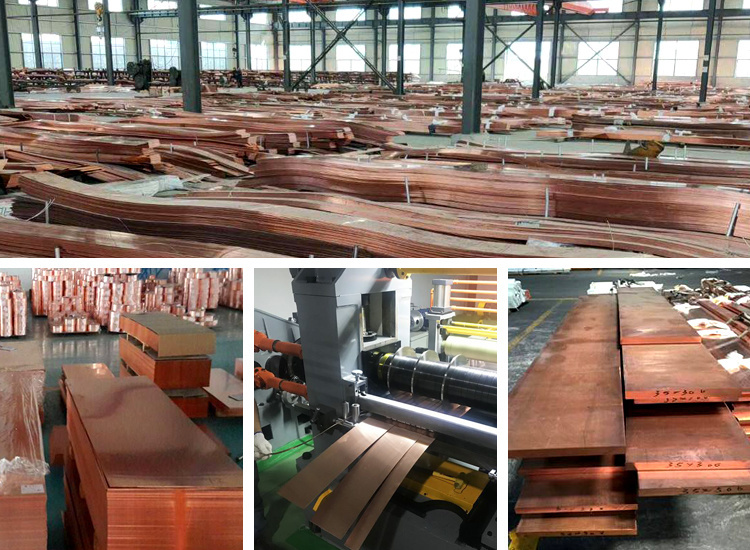 Customization ASTM En Standard 1000mm 1500mm 2000mm Width C12300 C1020p C10100 C10400 C10700 Copper Cu Plate for Manufacturing