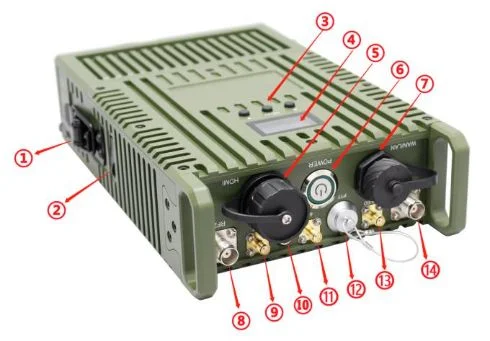 Rugged IP66 4G-LTE 82Mbps Manpack IP Mesh Radio Video Data Transmitter