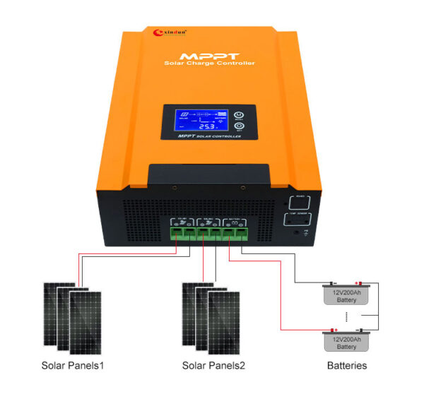 mppt solar charge controller wiring diagram