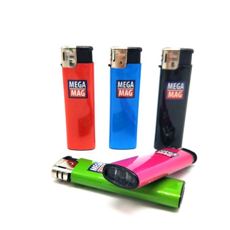Dy-818 Wholesaling Customized Solid Color Stickers Cigarettes Lighter with Cheap Price
