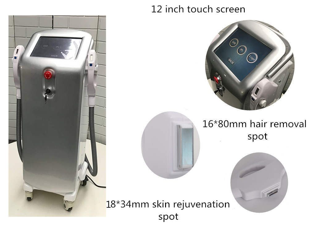 2018 high quality clinic use professional multifunction e-light ipl SHR hair removal technology