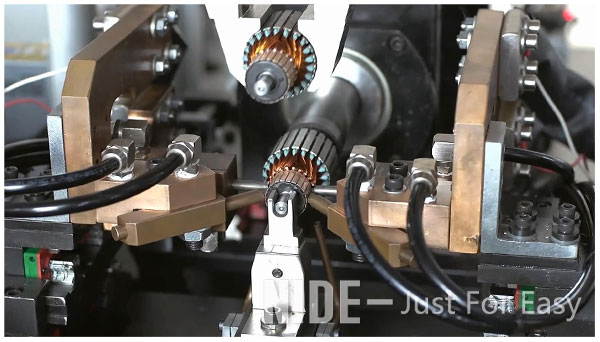 automatic armature commutator spot welding machine