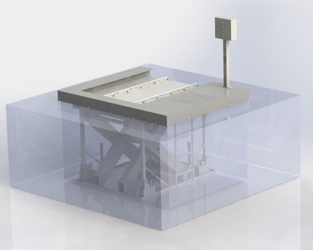 15ton Loading Dock Table with Hydraulic Leg Hydraulic Lift Table