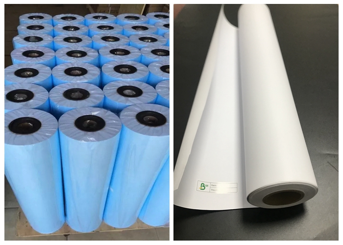  17" 24" * 150ft Plain White 20# Bond Paper Rolls For Cad Engineer Drawing 