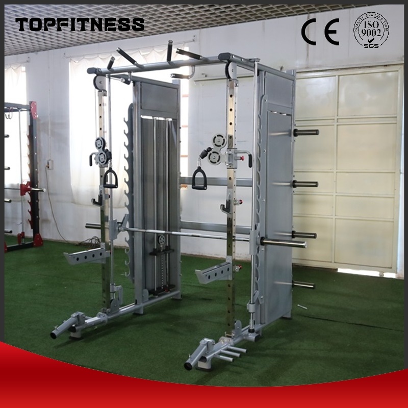 Commercial Use Fitness Equipment Pin Loaded Multi-Function Device Smith Machine