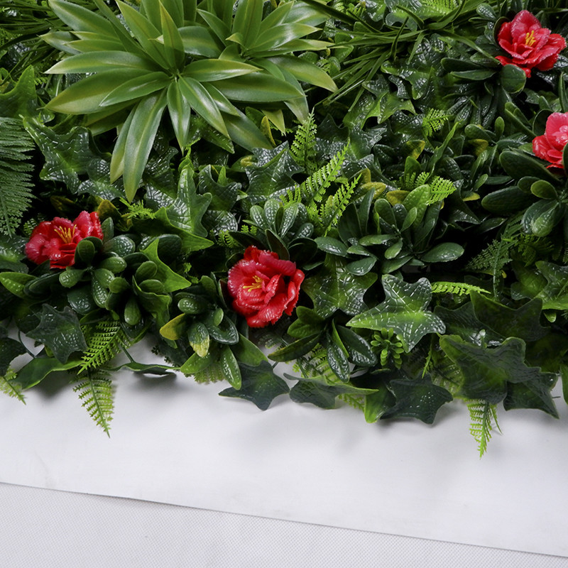 High Quality Manufacture Plastic Artificial Boxwood Hedge Artificial Green Grass Wall