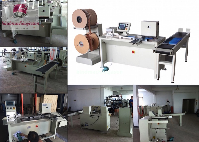 Semi automatic double Wire closing machine DCB360 (1/4 - 1 1/4 ) for notebook