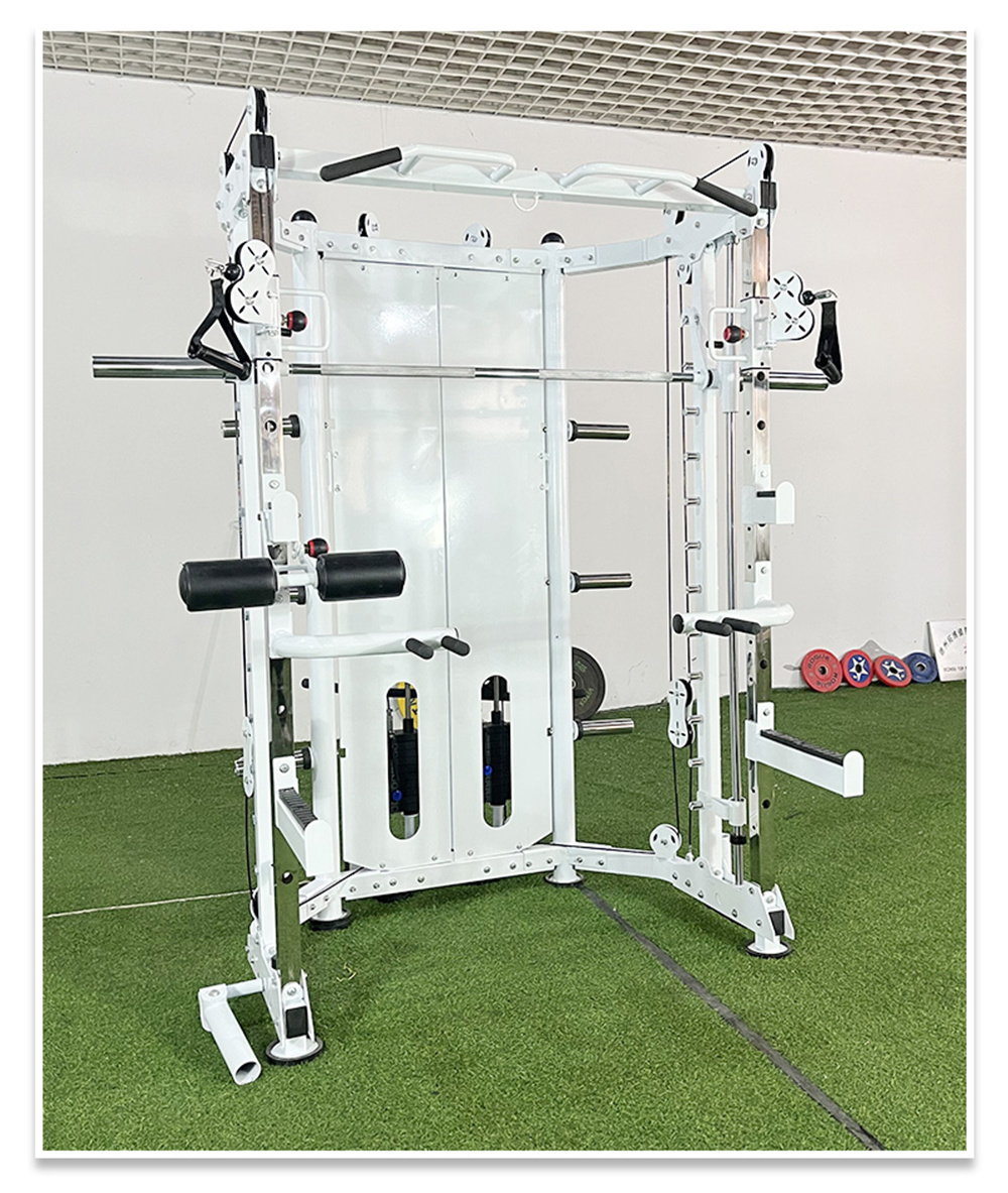 Wholesale Multifunctional Weightlifting Squat Power Rack Smith Machine Home Fitness Equipment