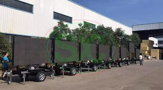 High Definition P6 Mobile Truck LED Display , advertising outdoor mobile led screen