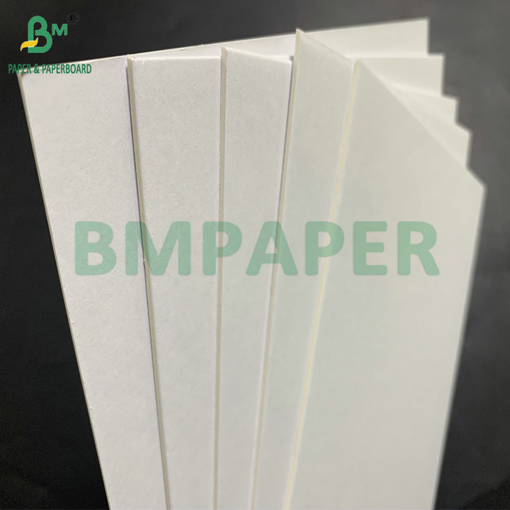 1mm 1.4mm White Uncoated Coaster Board For Making Hotel Paper Coaster 