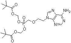 CAS # 142340-99-6, Adefovir dipivoxil, 9-[2-[Bis[(pivaloyloxy)methoxy]phosphinyl]methoxy]ethyl]adenine