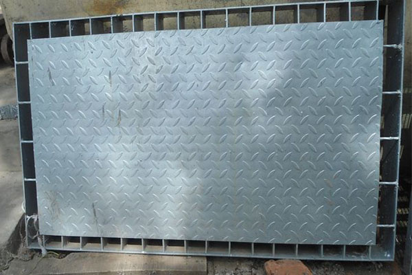 steel grating with steel plate