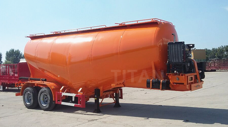 Silo cement tanker trailer 32tn with compressor-TITAN VEHICLE