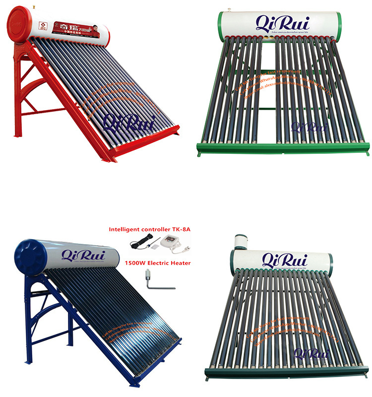 Domestic Compact Non Pressure Water Solar Heater Boiler with CE Approval