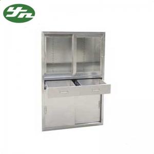 Stainless Steel Medical Storage Cabinets Hospital Furniture For