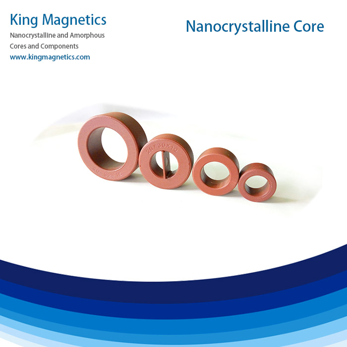 High Performance Power Line Filter Choke Nanocrystalline Core