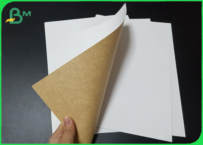  FDA Approved One Side White Coated Kraft Back Paper With Food Packaging