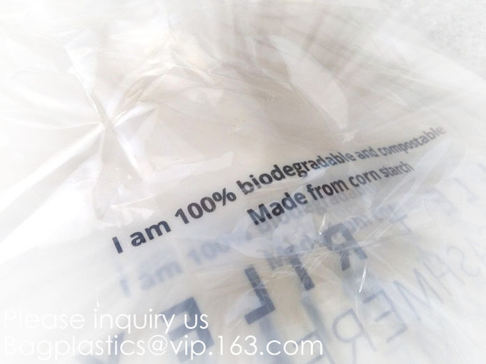 Corn Starch Compostable Plastic Biodegradable Food PLA Plastic k Bags matte k bags for underwear, CORN BAGS